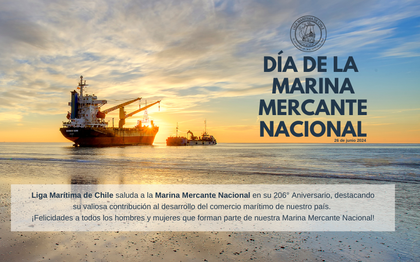 Saludamos a la Marina Mercante Nacional en su 206° Aniversario