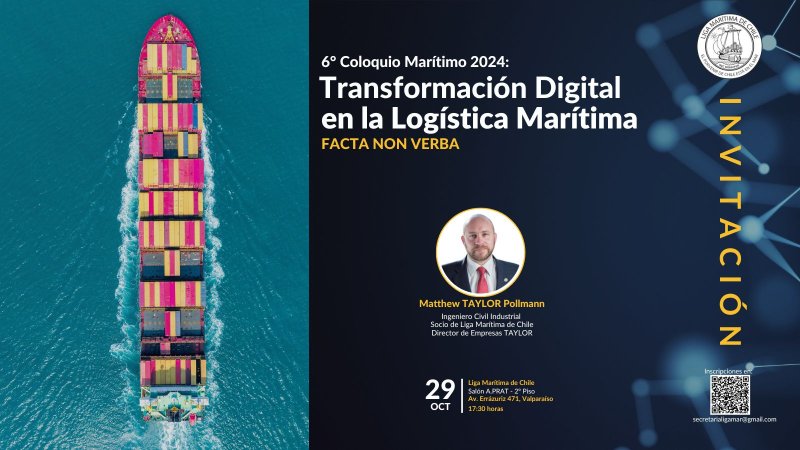 Ligamar analizará la Transformación Digital en la Logística Marítima en 6° Coloquio