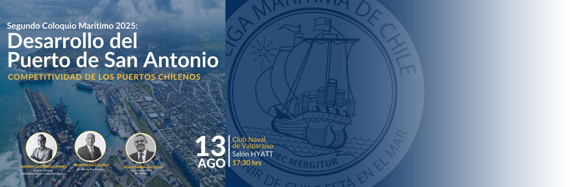 Segundo Coloquio Marítimo 2025 abordará el desarrollo del Puerto de San Antonio